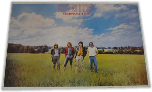 Led Zeppelin Knebworth 1979 poster UK ZEPPOKN389758