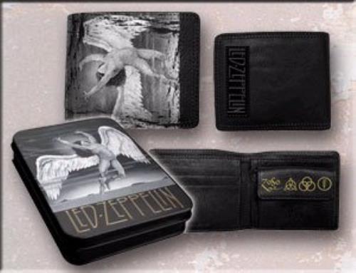 Led Zeppelin Leather Bi-Fold Wallet memorabilia UK ZEPMMLE364567