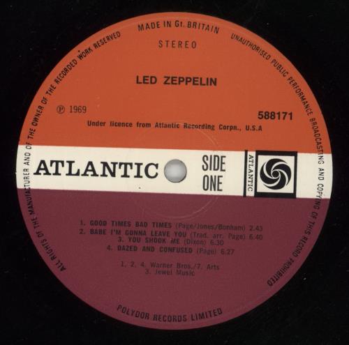 Led Zeppelin Led Zeppelin - 3rd - Transitional Stickered Sleeve + Head Hunters Inner vinyl LP album (LP record) UK ZEPLPLE867402