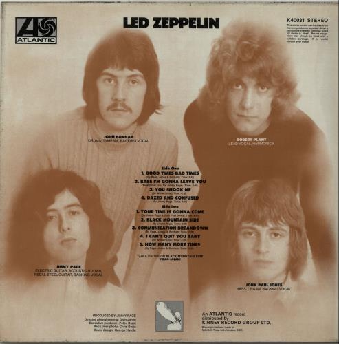 Led Zeppelin Led Zeppelin - 4� vinyl LP album (LP record) UK ZEPLPLE655667