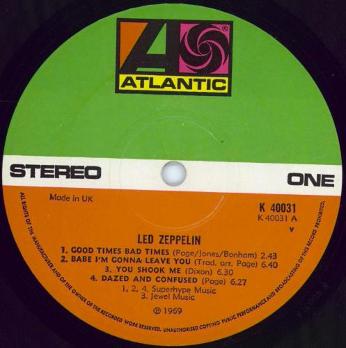 Led Zeppelin Led Zeppelin - 4th - EX vinyl LP album (LP record) UK ZEPLPLE666434