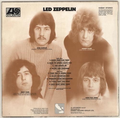 Led Zeppelin Led Zeppelin - 4th - VG vinyl LP album (LP record) UK ZEPLPLE722819