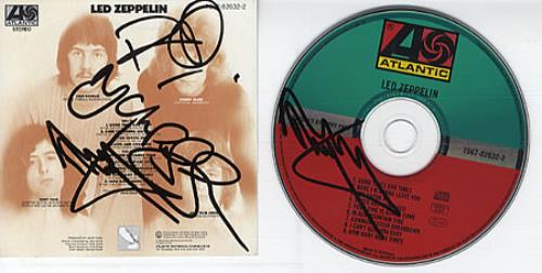 Led Zeppelin Led Zeppelin - Autographed! CD album (CDLP) German ZEPCDLE321725