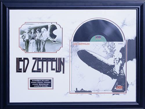 Led Zeppelin Led Zeppelin - Fully Autographed Display display US ZEPDILE534907