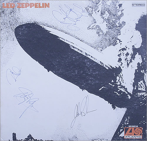 Led Zeppelin Led Zeppelin - Fully Autographed Display display US ZEPDILE534907