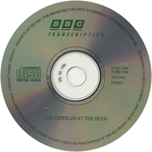 Led Zeppelin Led Zeppelin At The Beeb CD album (CDLP) UK ZEPCDLE511914