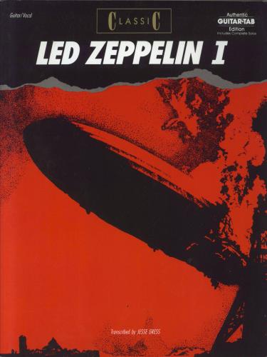 Led Zeppelin Led Zeppelin I book US ZEPBKLE832530