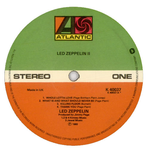 Led Zeppelin Led Zeppelin II - 4th vinyl LP album (LP record) UK ZEPLPLE277812