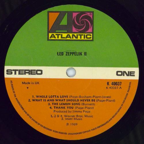 Led Zeppelin Led Zeppelin II - 5th - VG vinyl LP album (LP record) UK ZEPLPLE770367
