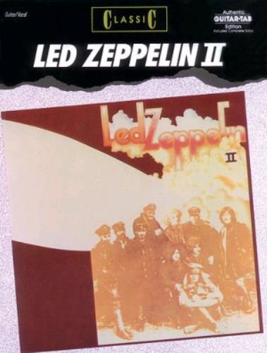 Led Zeppelin Led Zeppelin II book UK ZEPBKLE372917