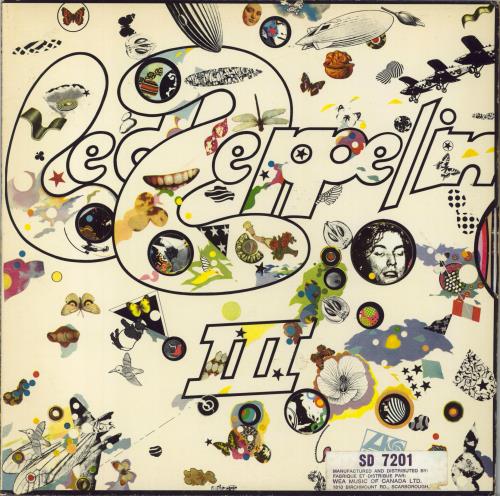 Led Zeppelin Led Zeppelin III - EX vinyl LP album (LP record) Canadian ZEPLPLE795412
