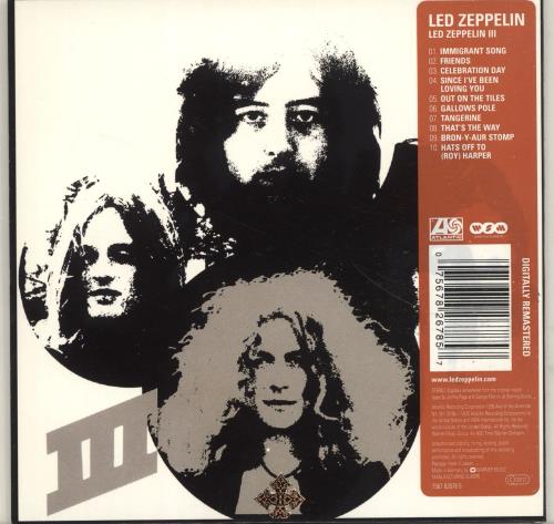 Led Zeppelin Led Zeppelin III - Promo stickered CD album (CDLP) UK ZEPCDLE693521