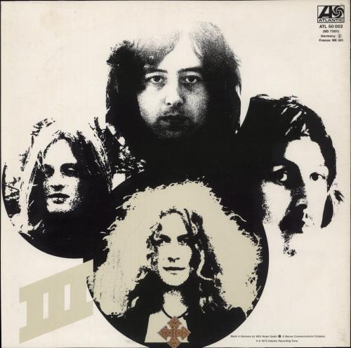Led Zeppelin Led Zeppelin III vinyl LP album (LP record) German ZEPLPLE271619