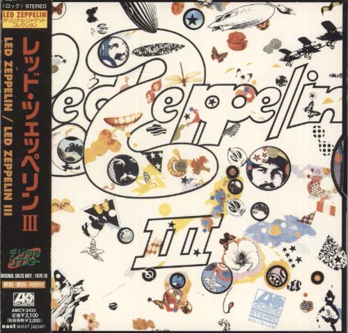 Led Zeppelin Led Zeppelin III CD album (CDLP) Japanese ZEPCDLE506735