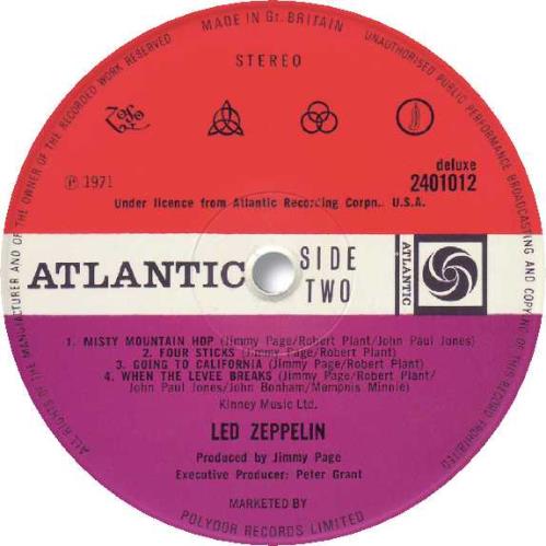 Led Zeppelin Led Zeppelin IV - 1st - EX vinyl LP album (LP record) UK ZEPLPLE540542