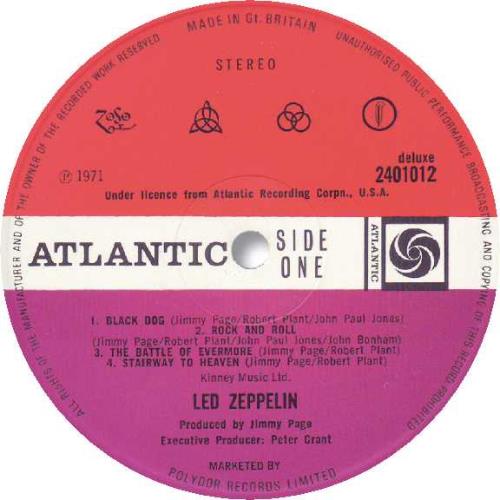 Led Zeppelin Led Zeppelin IV - 1st - VG vinyl LP album (LP record) UK ZEPLPLE580205