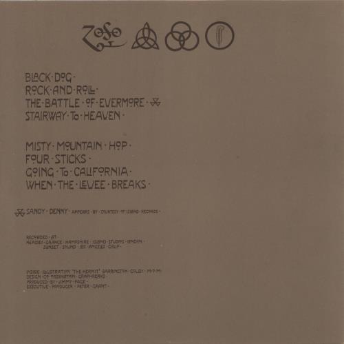 Led Zeppelin Led Zeppelin IV - 2nd - EX vinyl LP album (LP record) Japanese ZEPLPLE597613