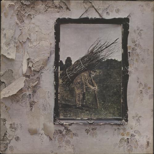 Led Zeppelin Led Zeppelin IV - 4th - Crossed out B - VG vinyl LP album (LP record) UK ZEPLPLE848335