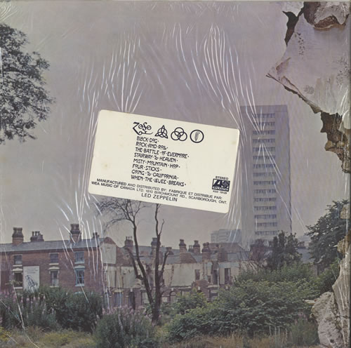 Led Zeppelin Led Zeppelin IV vinyl LP album (LP record) Canadian ZEPLPLE456583