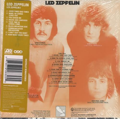 Led Zeppelin Led Zeppelin CD album (CDLP) UK ZEPCDLE248151