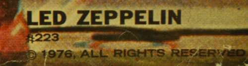 Led Zeppelin Live Poster poster UK ZEPPOLI617742