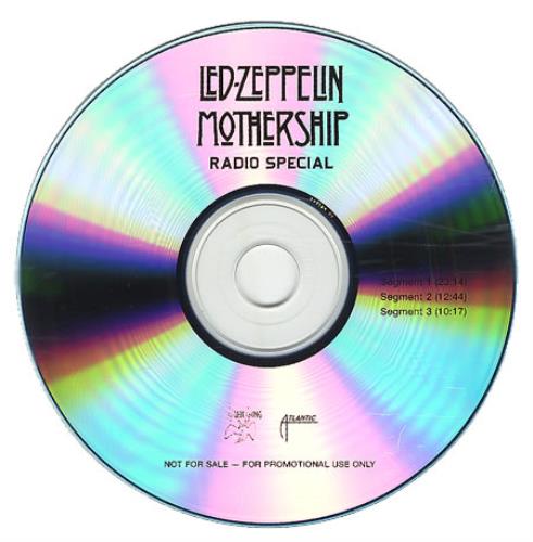 Led Zeppelin Mothership Radio Special CD-R acetate US ZEPCRMO423364