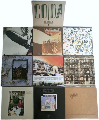 Led Zeppelin Paper Sleeve Collection - German CD album (CDLP) German ZEPCDPA610358