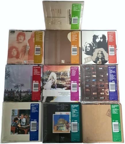 Led Zeppelin Paper Sleeve Collection - German CD album (CDLP) German ZEPCDPA610358