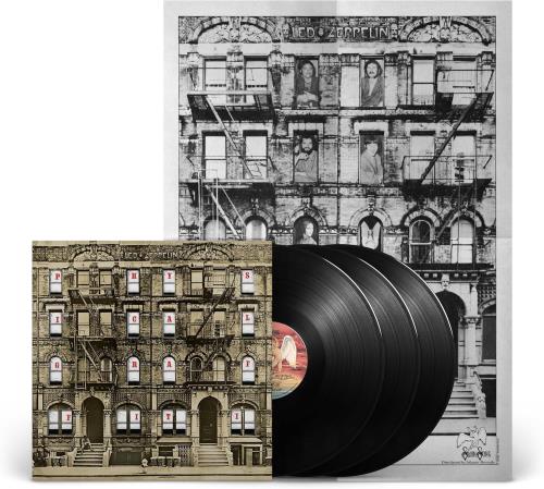 Led Zeppelin Physical Graffiti - 50th Anniversary Deluxe Edition + Bonus Poster - Sealed 3-LP vinyl record set (Triple LP Album) UK ZEP3LPH874075