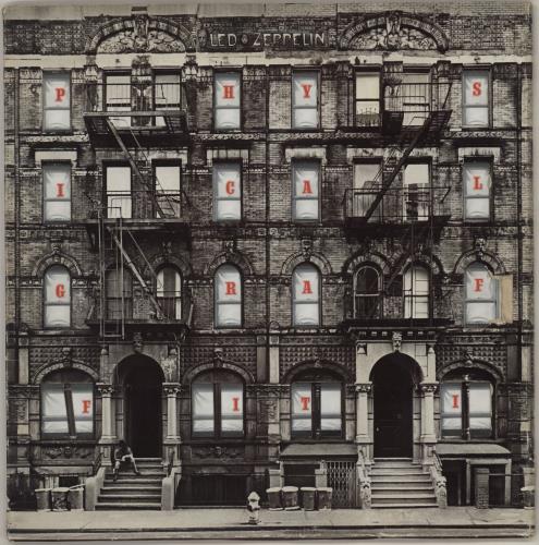 Led Zeppelin Physical Graffiti - 80s Misspellings - EX 2-LP vinyl record set (Double LP Album) German ZEP2LPH698931
