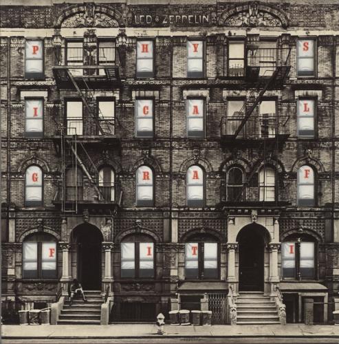 Led Zeppelin Physical Graffiti - 80s Misspellings - VG 2-LP vinyl record set (Double LP Album) German ZEP2LPH880539