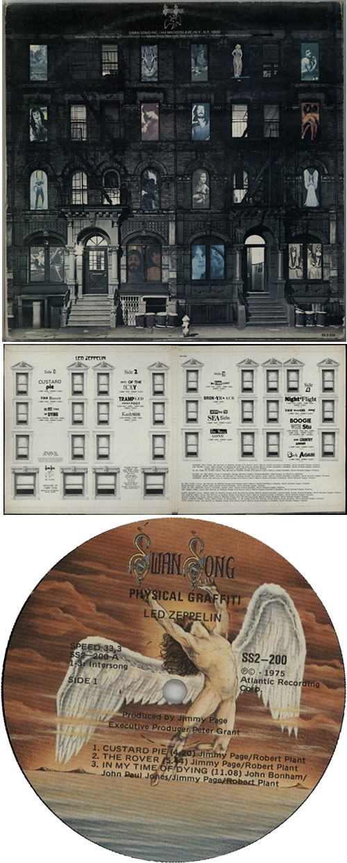Led Zeppelin Physical Graffiti 2-LP vinyl record set (Double LP Album) South African ZEP2LPH634561