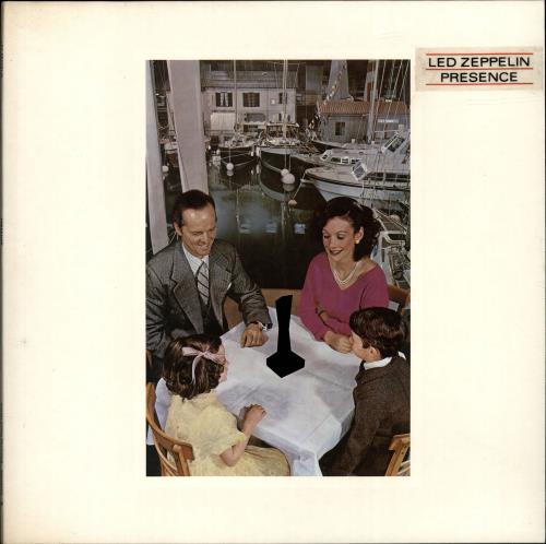 Led Zeppelin Presence - 2nd - Stickered vinyl LP album (LP record) UK ZEPLPPR706438