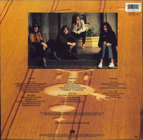 Led Zeppelin Remasters - VG 3-LP vinyl record set (Triple LP Album) UK ZEP3LRE781947