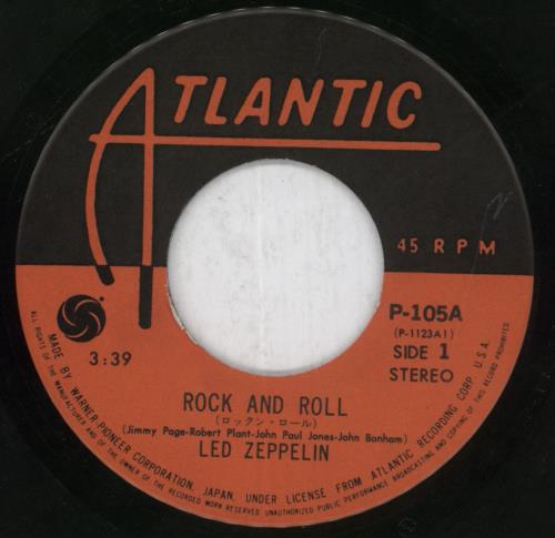 Led Zeppelin Rock And Roll - EX 7" vinyl single (7 inch record / 45) Japanese ZEP07RO212811