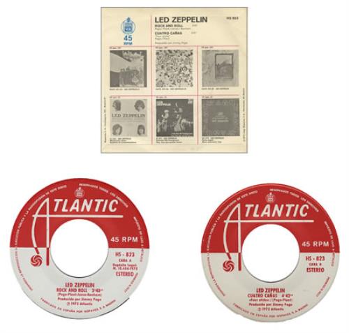 Led Zeppelin Rock And Roll - EX 7" vinyl single (7 inch record / 45) Spanish ZEP07RO405410