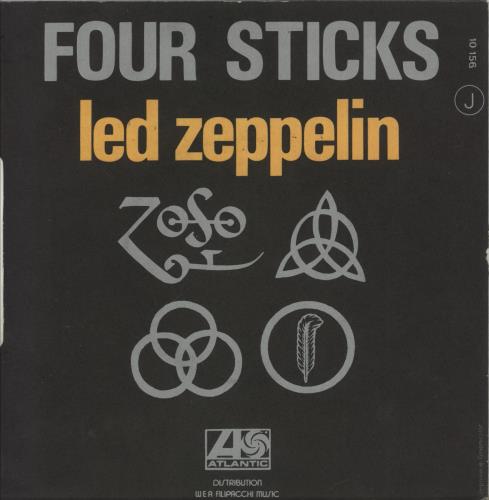 Led Zeppelin Rock And Roll - Red Injection Labels 7" vinyl single (7 inch record / 45) French ZEP07RO83148