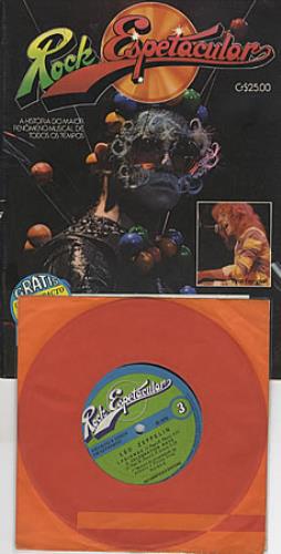 Led Zeppelin Rock Espetacular + 7" single magazine Brazilian ZEPMARO304075