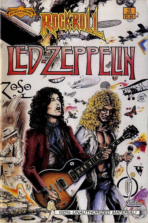 Led Zeppelin Rock N Roll Comic magazine US ZEPMARO216782