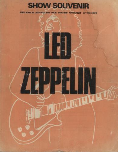 Led Zeppelin Show Souvenir tour programme UK ZEPTRSH864513