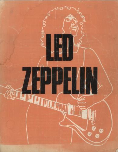 Led Zeppelin Show Souvenir tour programme UK ZEPTRSH864513