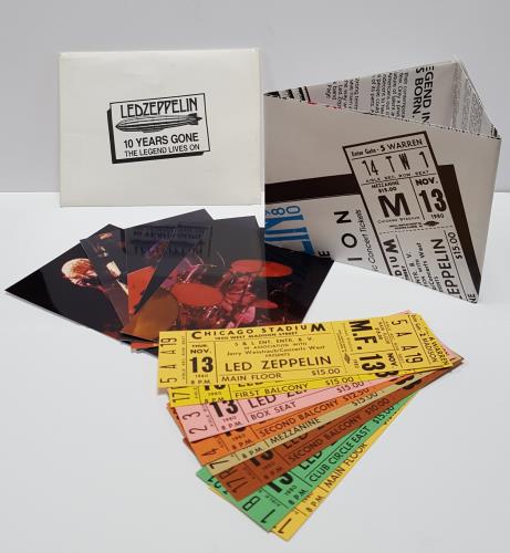 Led Zeppelin Ten Years Gone box set US ZEPBXTE173596