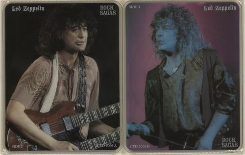 Led Zeppelin The Chris Tetley Interviews shaped picture disc (picture disc vinyl record) UK ZEPSHTH244468