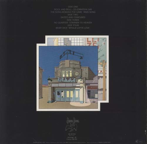 Led Zeppelin The Song Remains The Same - 2nd 2-LP vinyl record set (Double LP Album) German ZEP2LTH558226