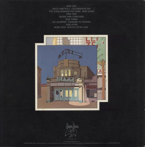 Led Zeppelin The Song Remains The Same 2-LP vinyl record set (Double LP Album) Japanese ZEP2LTH202966