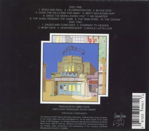 Led Zeppelin The Song Remains The Same 2 CD album set (Double CD) UK ZEP2CTH804929