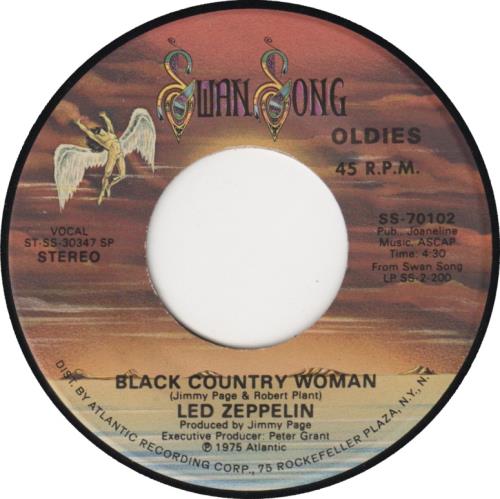 Led Zeppelin Trampled Under Foot - Oldies Label 7" vinyl single (7 inch record / 45) US ZEP07TR81518