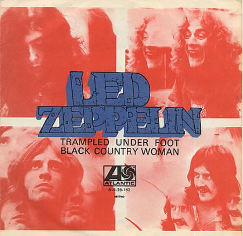Led Zeppelin Trampled Under Foot 7" vinyl single (7 inch record / 45) Portuguese ZEP07TR331214