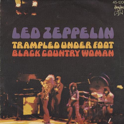 Led Zeppelin Trampled Underfoot 7" vinyl single (7 inch record / 45) Spanish ZEP07TR331954