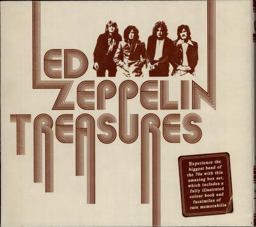 Led Zeppelin Treasures Of Led Zeppelin book UK ZEPBKTR693723
